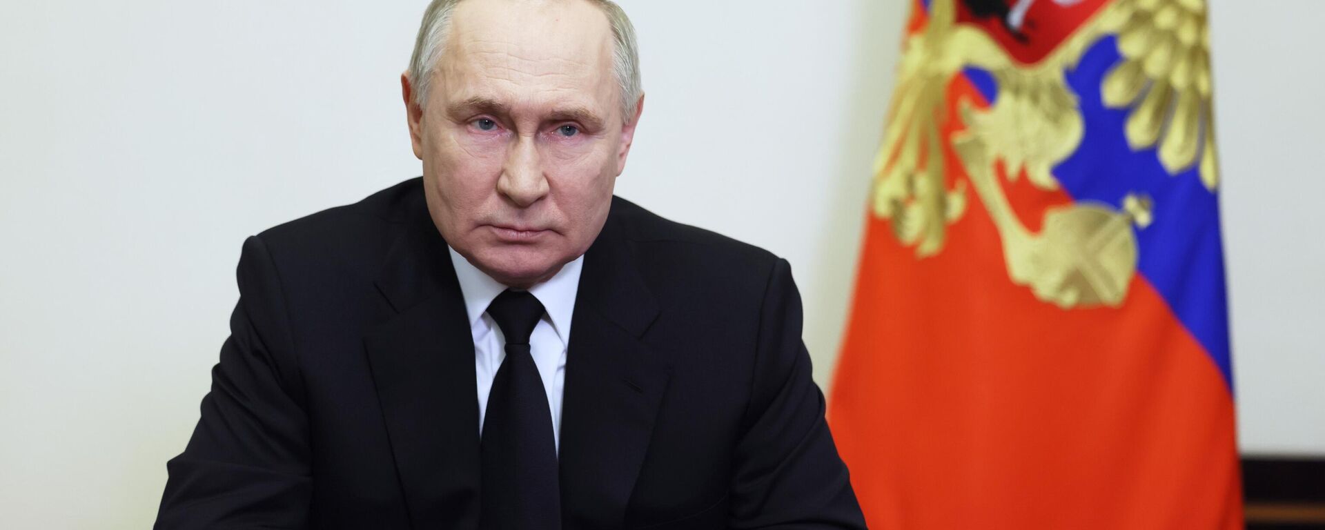 Vladimir Putin, presidente da Rússia, dá discurso aos cidadãos russos, 23 de março de 2024 - Sputnik Brasil, 1920, 24.03.2024
