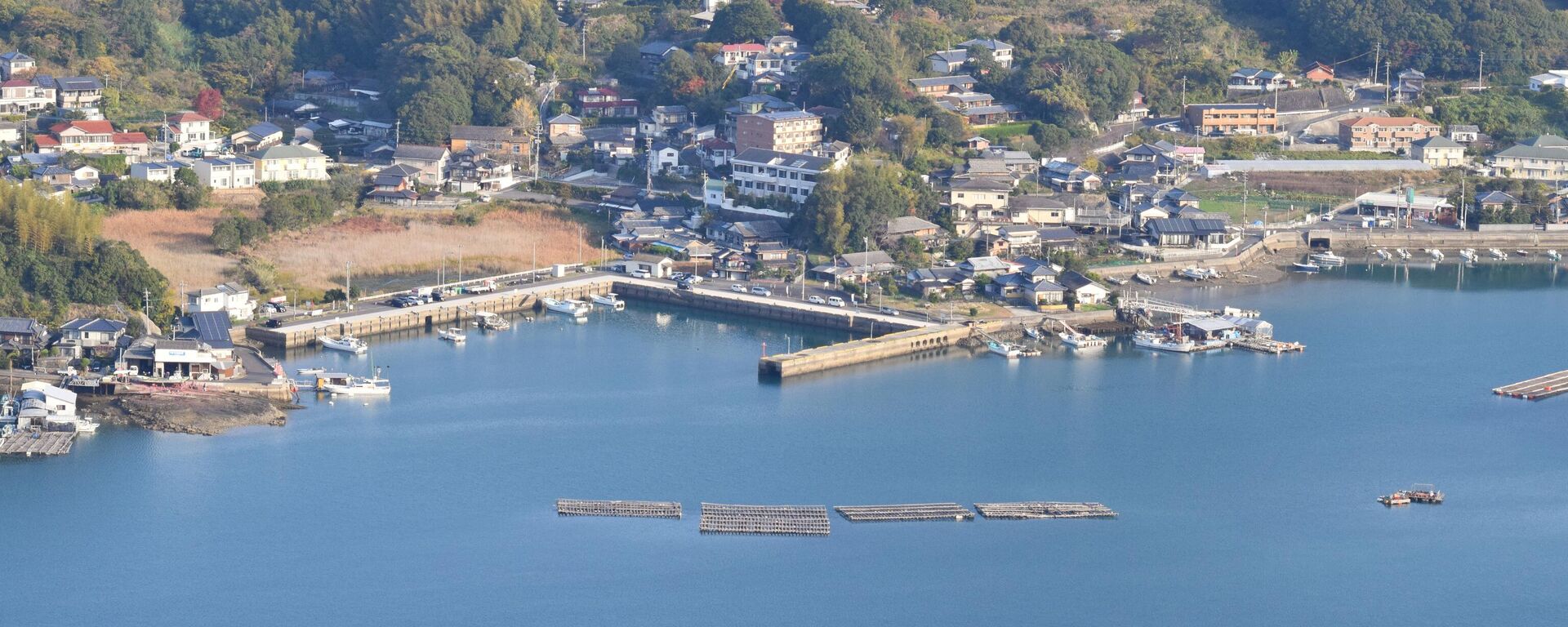 Porto da cidade de Sasebo na prefeitura de Nagasaki, parte da região de Kyushu, 30 de novembro de 2018 - Sputnik Brasil, 1920, 30.03.2024