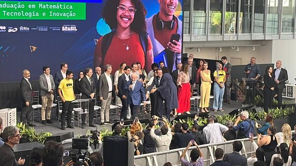 O presidente Luiz Inácio Lula da Silva participa da inauguração da sede do IMPA Tech no Rio de Janeiro (RJ), em 2 de abril de 2024 - Sputnik Brasil