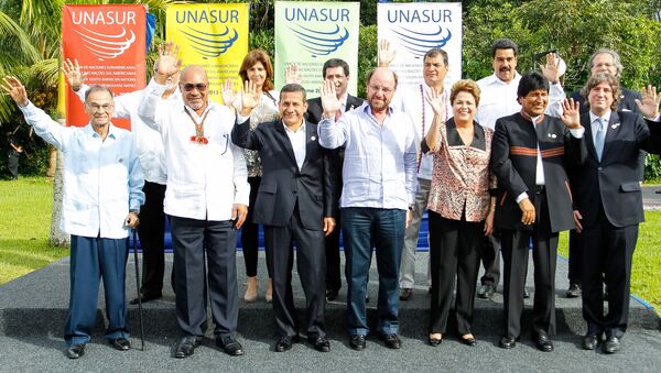 Líderes da Unasul - Sputnik Brasil