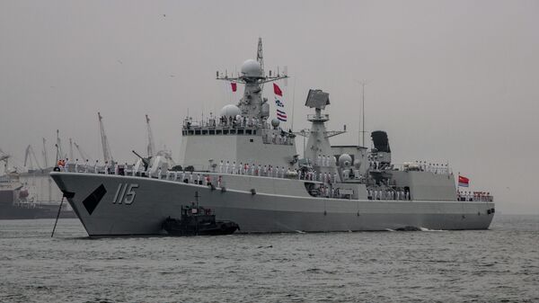Navio da Marinha chinesa - Sputnik Brasil