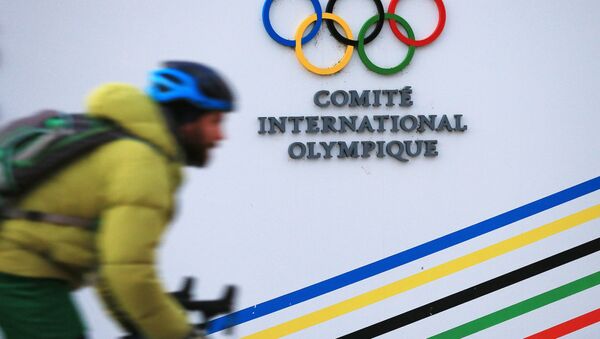 The sign of the International Olympic Committee (IOC) Headquarters in Lausanne - Sputnik Brasil
