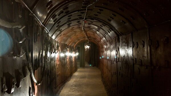 Bunker no metrô de Moscou - Sputnik Brasil