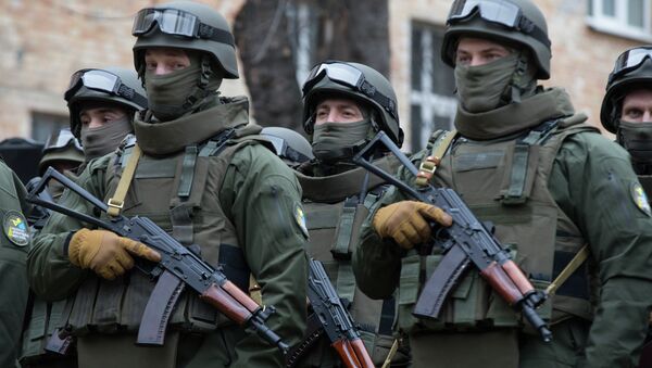 Agentes da NABU em Kiev, foto de arquivo - Sputnik Brasil