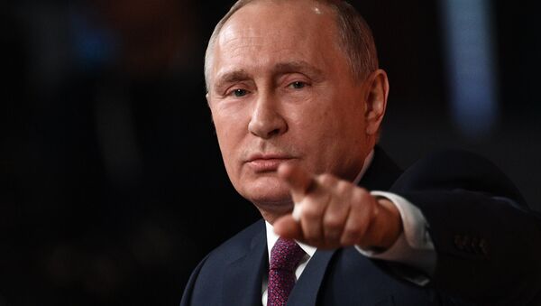 O presidente da Rússia Vladimir Putin - Sputnik Brasil