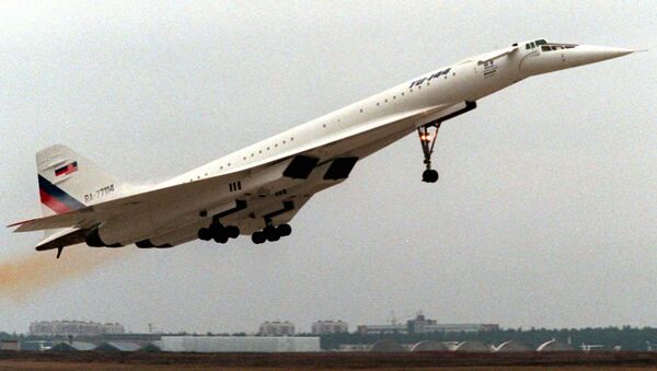 O avião passageiro supersônico Tu-144 - Sputnik Brasil