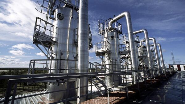 Poço de gás da companhia russa Novatek na região de Iamalo-Nenets - Sputnik Brasil