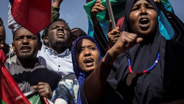 Protestos antigovernamentais na Etiópia - Sputnik Brasil