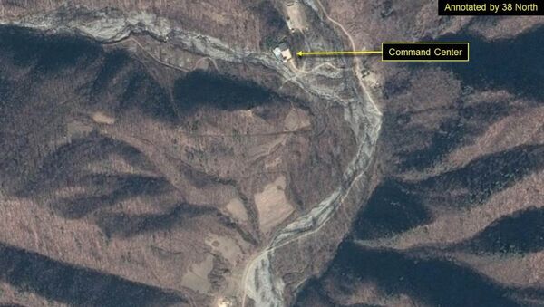 Foto de satélite do polígono Punggye-ri - Sputnik Brasil