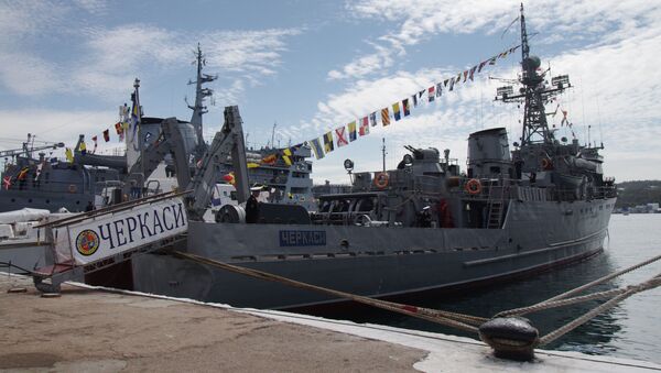 Navio ucraniano Chercasi no porto de Sevastopol (foto de arquivo) - Sputnik Brasil