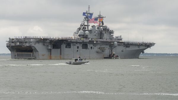 USS Wasp departs Naval Station Norfolk - Sputnik Brasil
