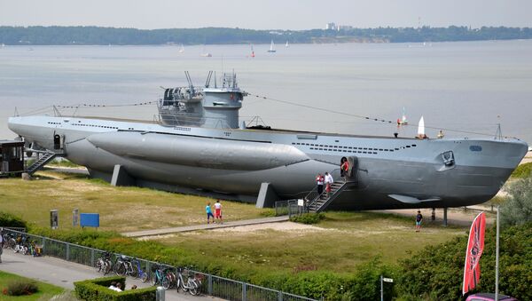 Submarino U-995 da classe VIIC e similar ao U-1206 na cidade de Laboe - Sputnik Brasil