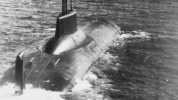 Submarino nuclear do projeto 941 Akula - Sputnik Brasil
