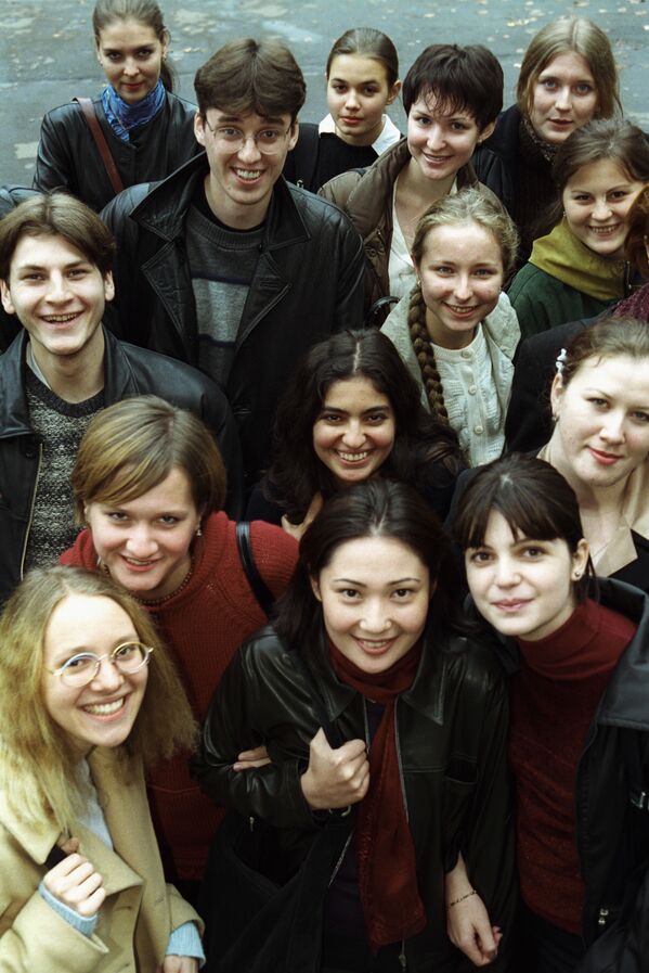 Estudantes da Universidade Estatal de Moscou Lomonosov - Sputnik Brasil