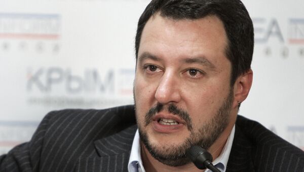 Matteo Salvini ha sempre condannato le sanzioni antirusse, - Sputnik Brasil