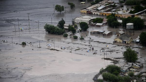 Inundações afetam Argentina - Sputnik Brasil