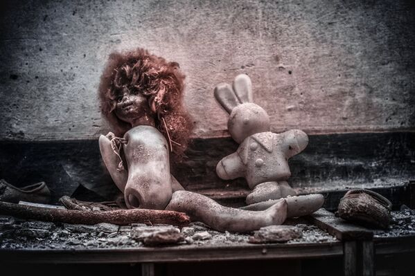 Brinquedos encontrados em jardim de infância, em Pripyat - Sputnik Brasil