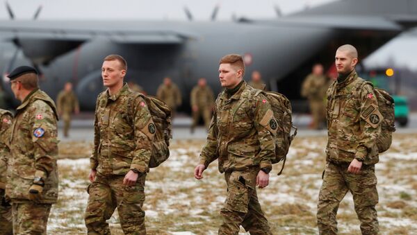 Forças da OTAN chegam à Estônia - Sputnik Brasil
