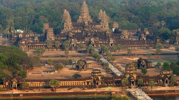 O templo Angkor Wat na província de Siem Reap, Camboja - Sputnik Brasil