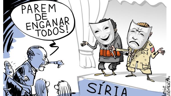 Vaias para teatrinho dos EUA na Síria - Sputnik Brasil
