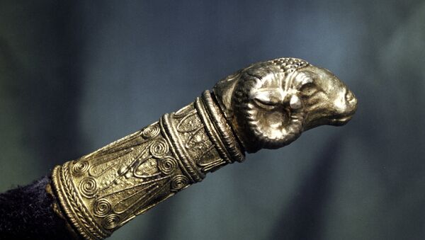 Artefato de ouro dos Citas do século IV a.C. - Sputnik Brasil