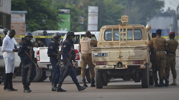 Forças de segurança em Ouagadougou, Burkina Faso - Sputnik Brasil