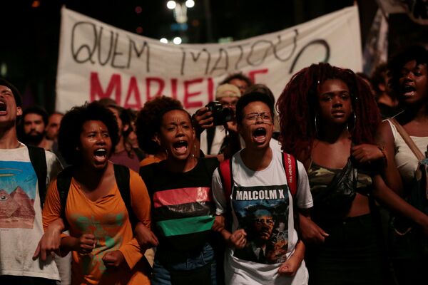 Marielle Franco lutava contra a violência policial e defendia os direitos humanos. - Sputnik Brasil