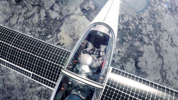 Avião suíço SolarStratos, movido a energia solar, para voos à estratosfera - Sputnik Brasil