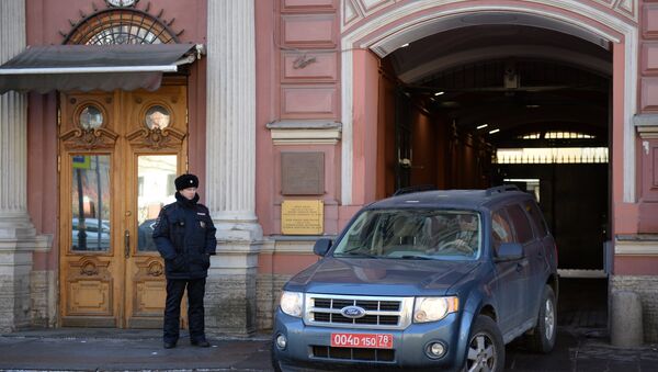 Consulate employees leave the US Consulate-General in St. Petersburg - Sputnik Brasil