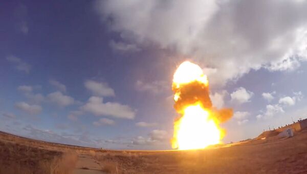 Teste do novo míssil russo no polígono de Sary-Shagan, no Cazaquistão (imagem ilustrativa) - Sputnik Brasil