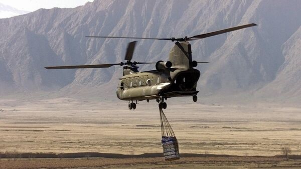 Boeing CH-47 Chinook no Afeganistão. - Sputnik Brasil