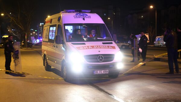 Ambulância na Turquia (foto de arquivo) - Sputnik Brasil