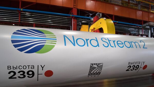 Canos para construção do gasoduto Nord Stream 2 - Sputnik Brasil