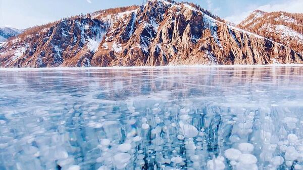 Lago Baikal congelado - Sputnik Brasil