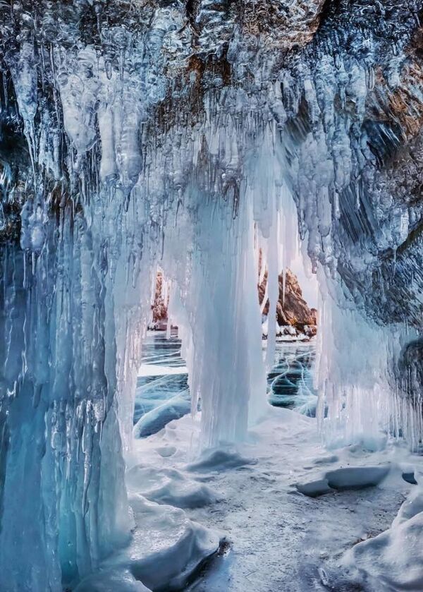 Lago Baikal congelado - Sputnik Brasil