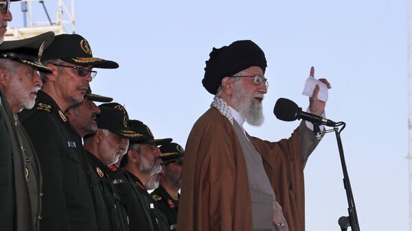 Aiatolá Ali Khamenei fala em Teerã, no Irã (foto de arquivo) - Sputnik Brasil