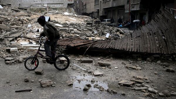 Cidade síria de Douma, foto de arquivo - Sputnik Brasil