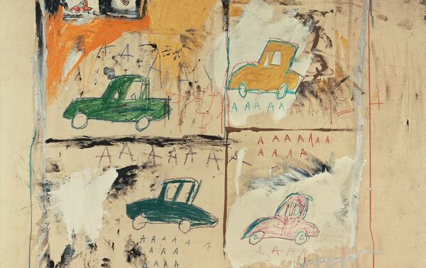 Carros Antigos,1981/Jean-Michel Basquiat (1960-1988)/ - Sputnik Brasil