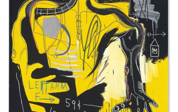 Untitled (Bracco di Ferro), 1983/Jean-Michel Basquiat (1960-1988) - Sputnik Brasil