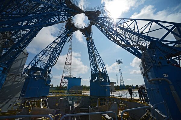 A plataforma de lançamento no Centro Espacial Vostochny - Sputnik Brasil