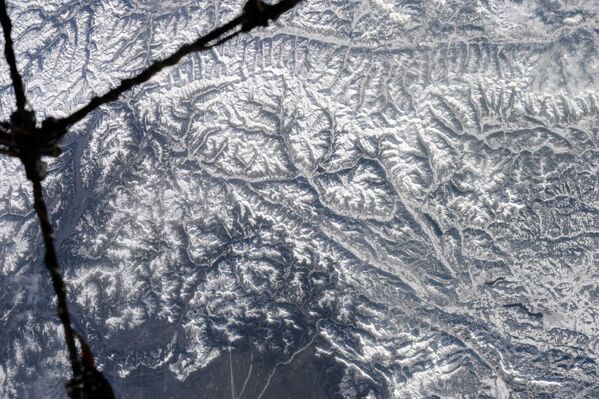 Foto dos Alpes tirada a partir do espaço pelo cosmonauta russo Anton Shkaplerov - Sputnik Brasil