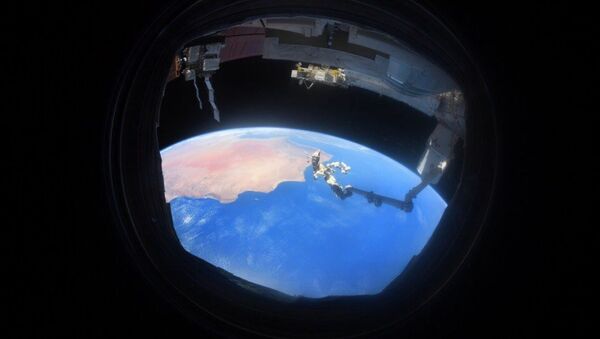 Foto da Terra tirada a partir do espaço pelo cosmonauta russo Anton Shkaplerov - Sputnik Brasil