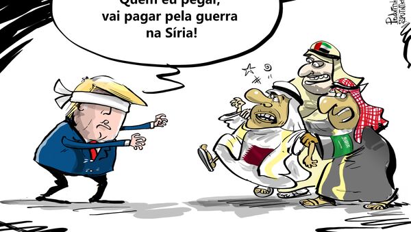 Quer brincar de esconde-esconde com Trump? - Sputnik Brasil
