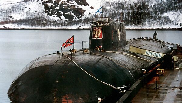 Submarino 'Kursk' na base de Vidyayevo - Sputnik Brasil