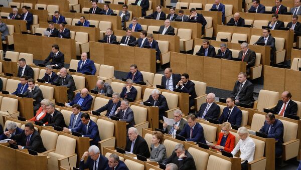 Russian State Duma's first meeting of new fall session - Sputnik Brasil