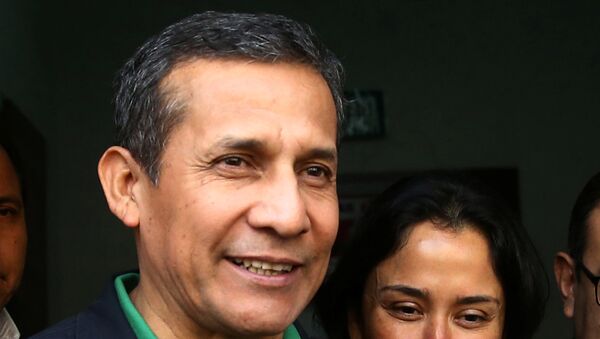 El expresidente de Perú Ollanta Humala y su mujer Nadine Heredia - Sputnik Brasil