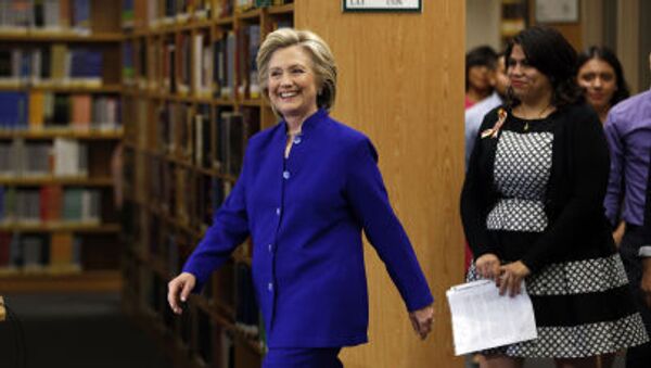 Hillary Rodham Clinton, candidata à Presidência de 2016 nos EUA. - Sputnik Brasil
