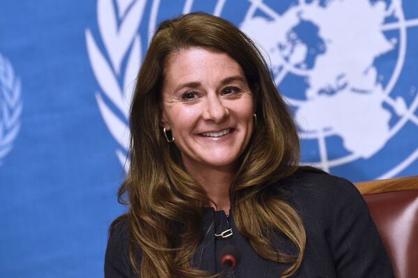 Melinda Gates - co-presidente da Fundação Bill & Melinda Gates, uma das mais poderosas organizações filantrópicas do mundo que está trabalhando na batalha contra uma série de doenças. - Sputnik Brasil