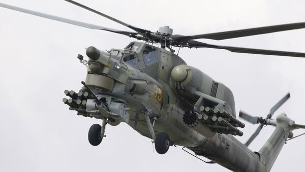 Helicóptero russo Mi-28. - Sputnik Brasil