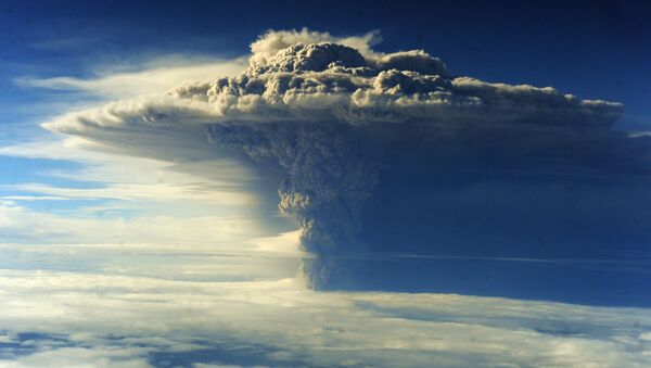 Vulcão Puyehue, situado na Cordilheira dos Andes, sul do Chile - Sputnik Brasil